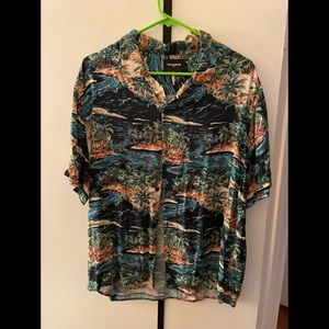 The Kooples - Short Sleeve button-up collared shirt - size L